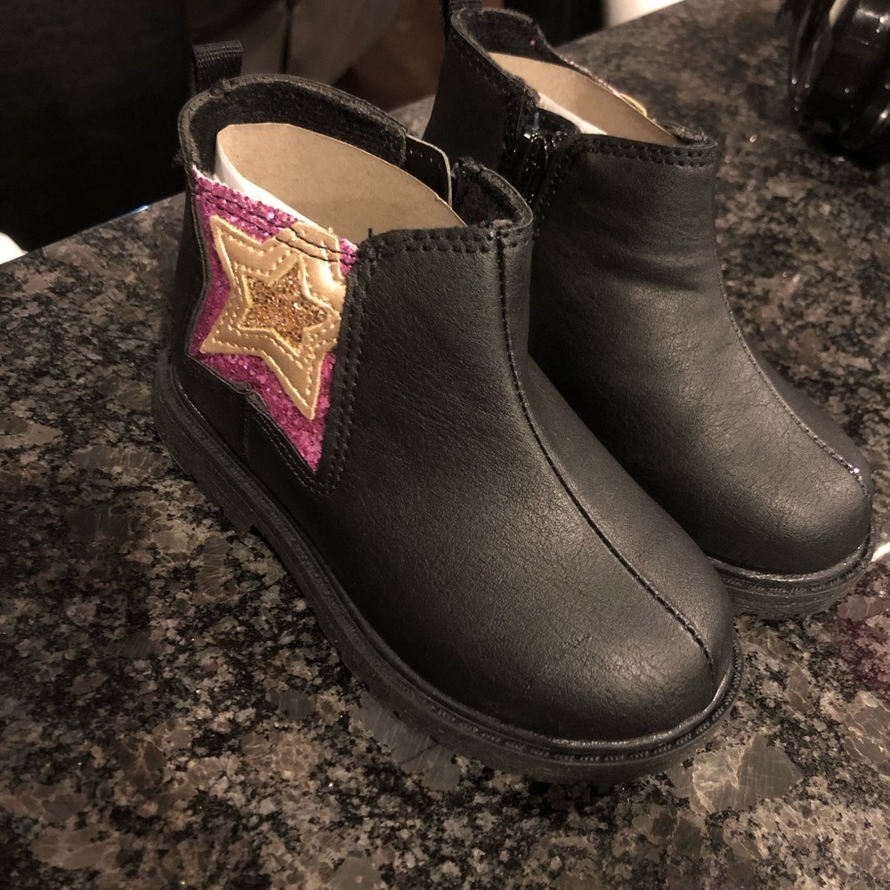 NEW!! Osh Kosh Black Boots